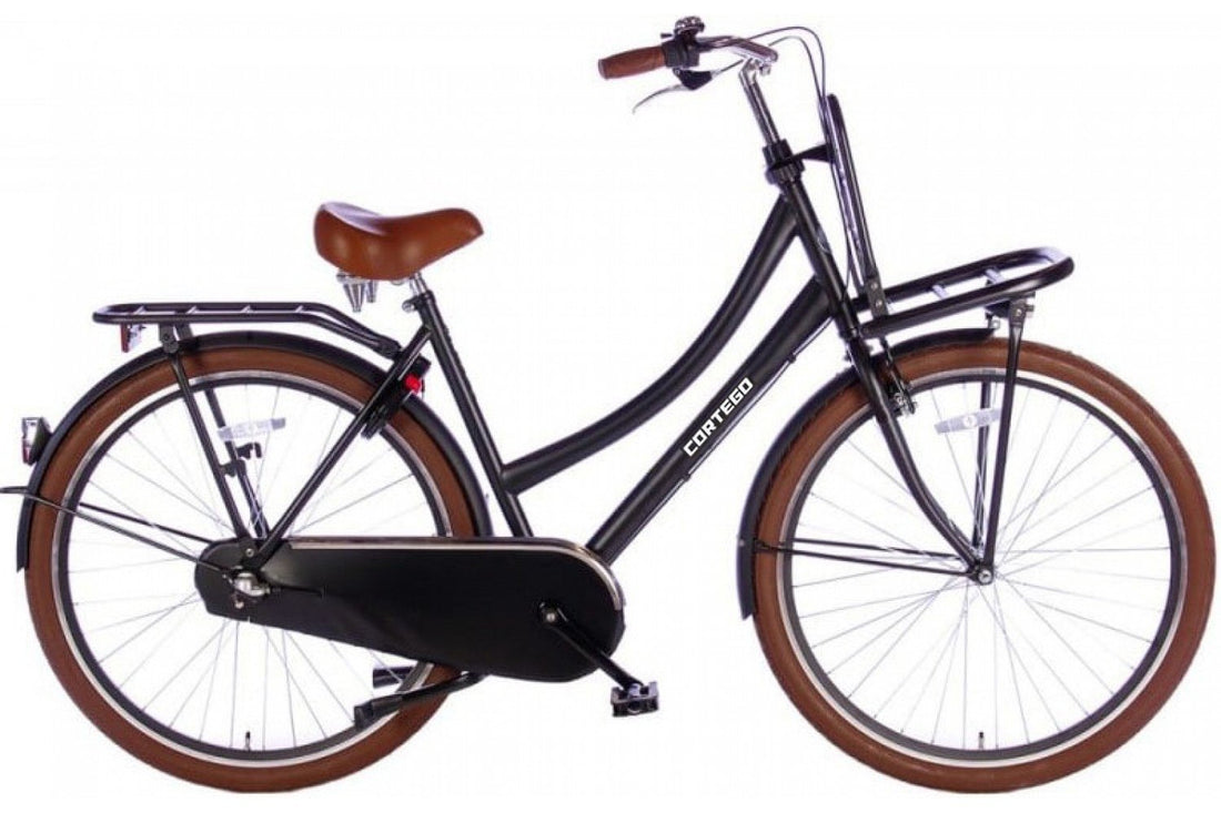 Cortego Cargo N3 Transportfiets Mat-Zwart