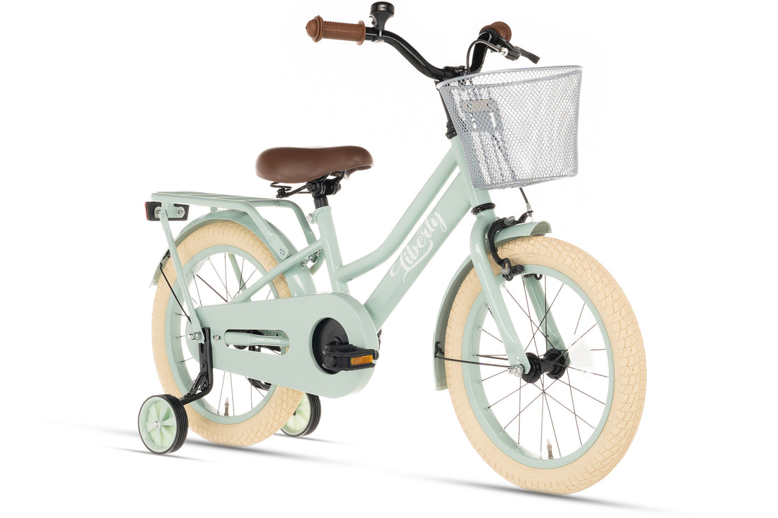 Cortego Liberty meisjesfiets Groen 14 inch + mand