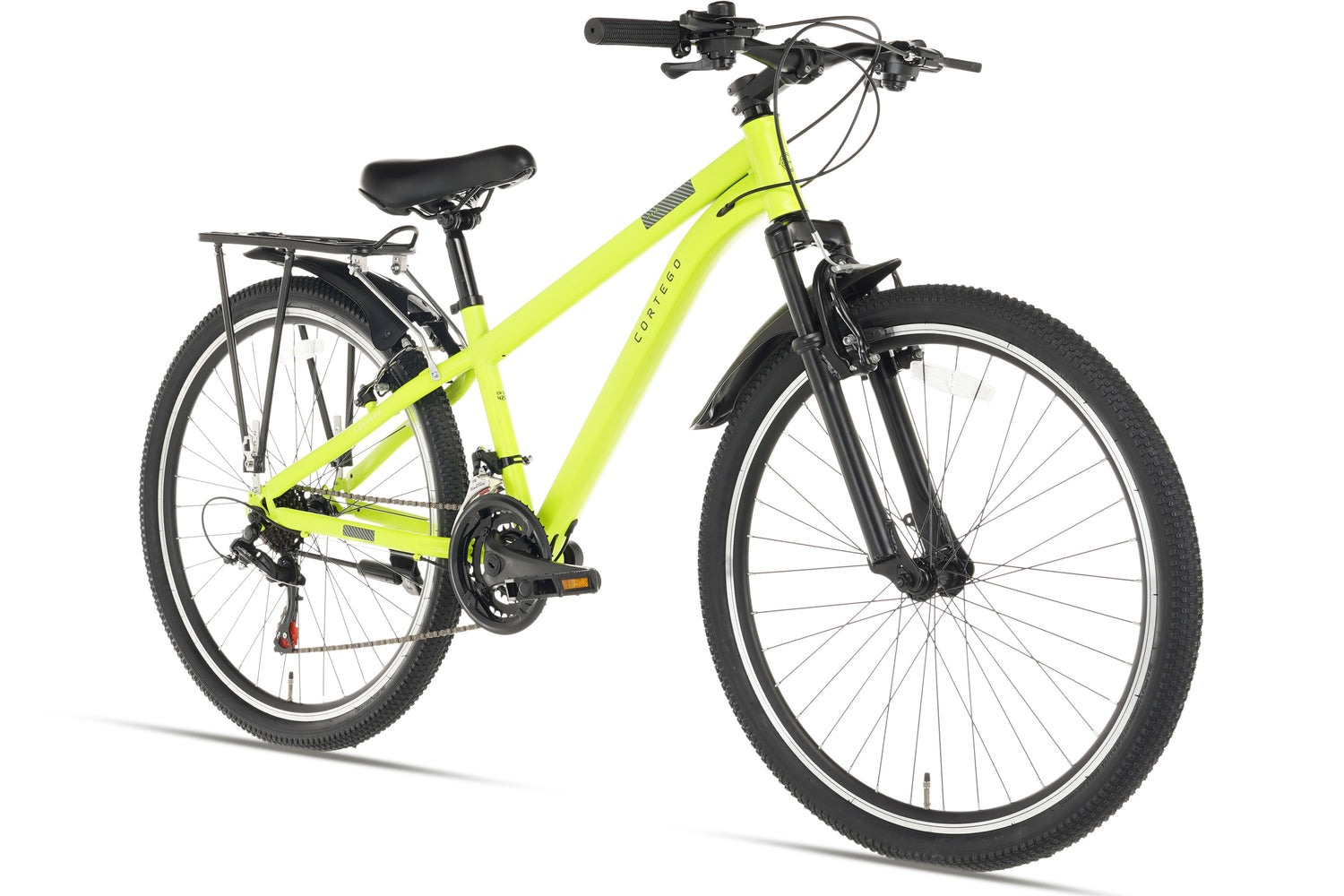 Cortego Ranger Plus Jongensfiets 24 inch Fluogeel - 21 Versnellingen