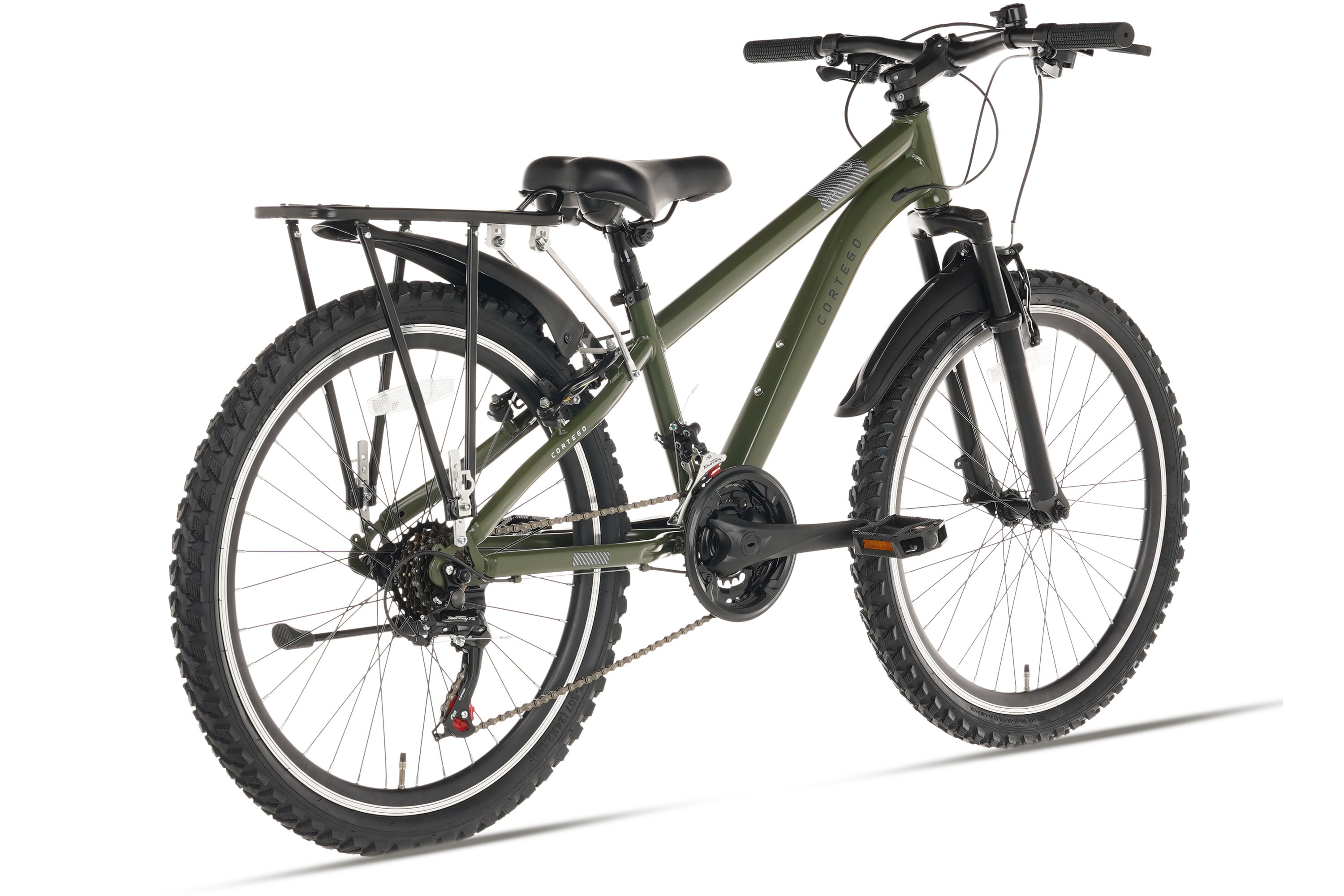 Cortego Ranger Plus Jongensfiets 24 inch Army Green - 21 Versnellingen