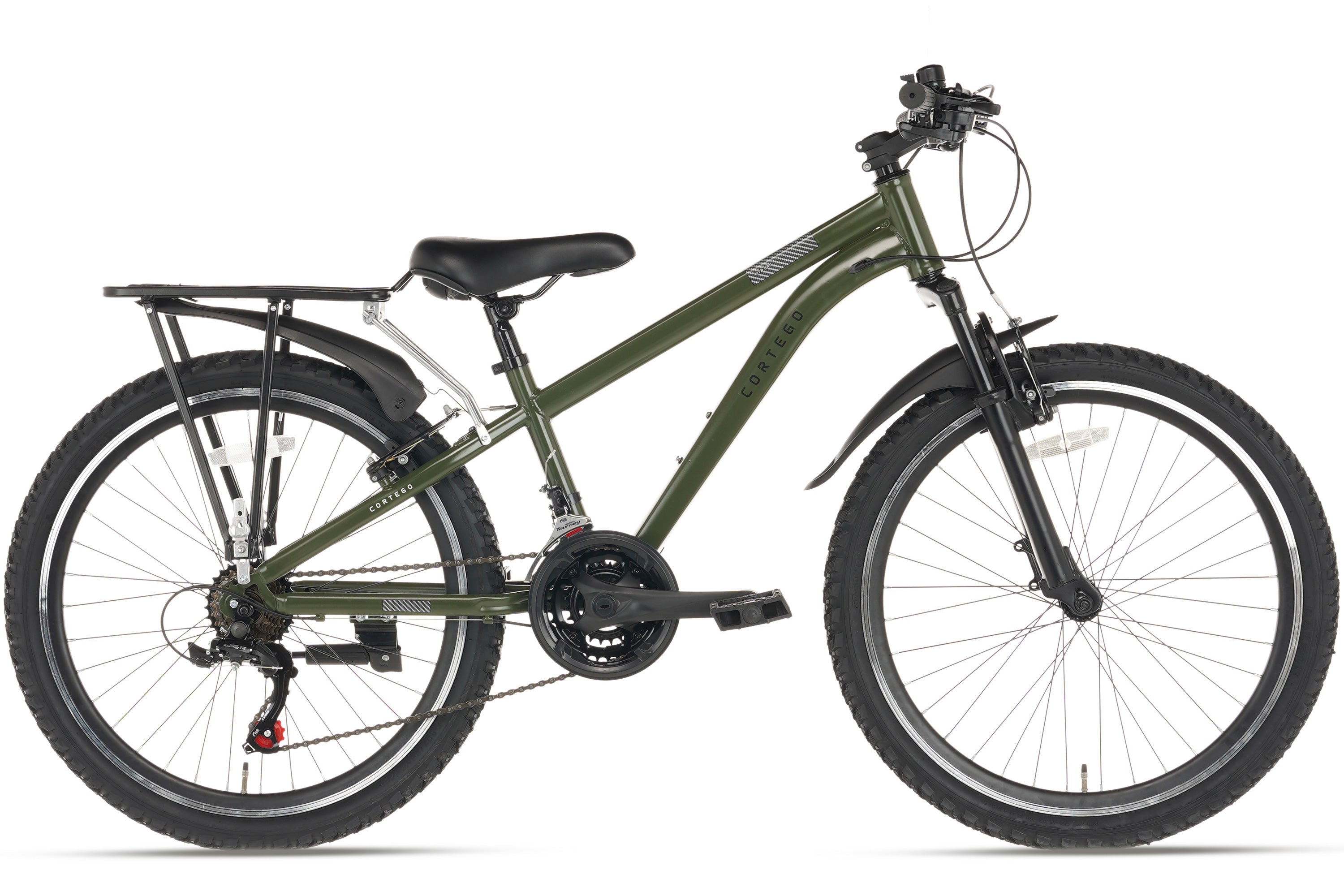 Cortego Ranger Plus Jongensfiets 24 inch Army Green - 21 Versnellingen