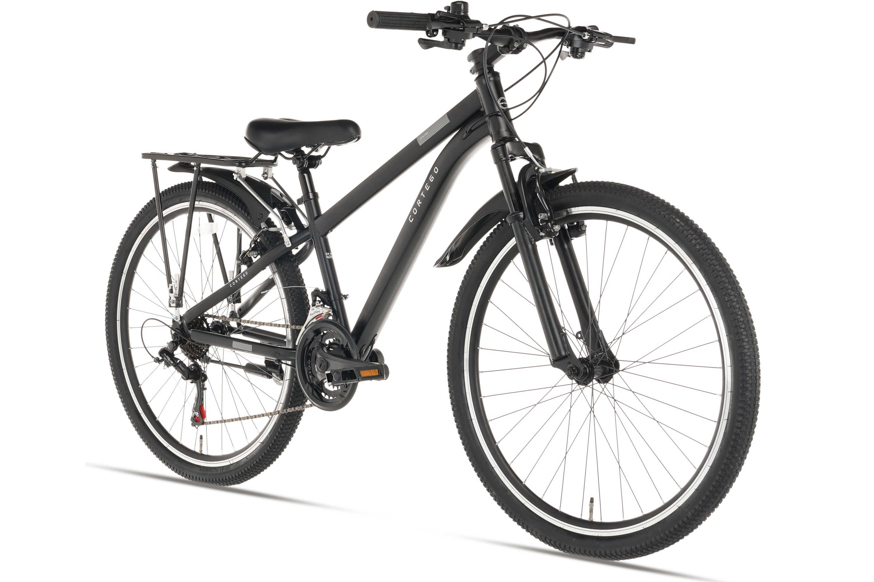 Cortego Ranger Plus Jongensfiets 24 inch Zwart - 21 Versnellingen