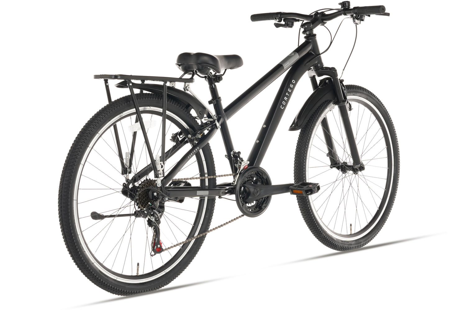 Cortego Ranger Plus Jongensfiets 24 inch Zwart - 21 Versnellingen