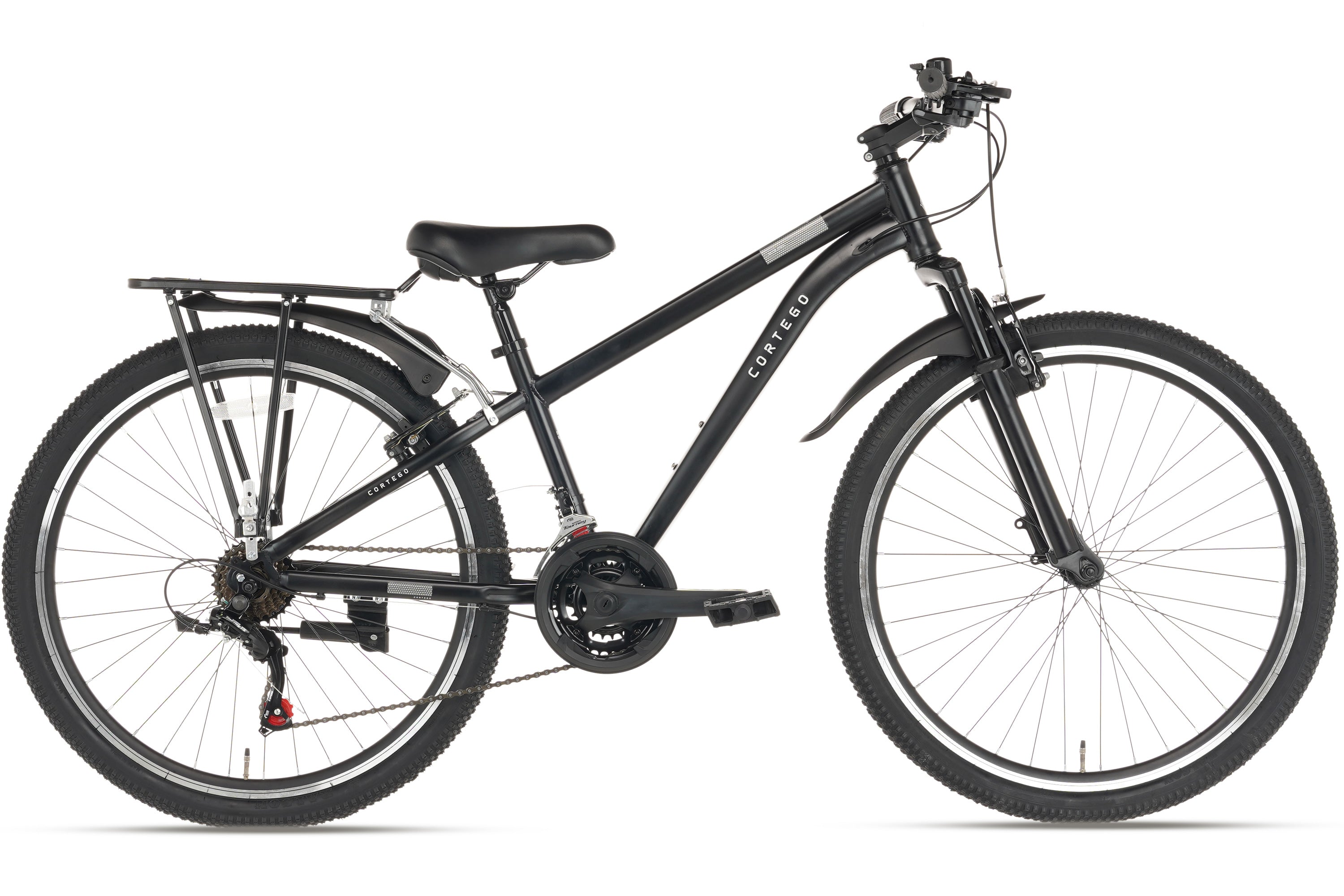 Cortego Ranger Plus Jongensfiets 24 inch Zwart - 21 Versnellingen