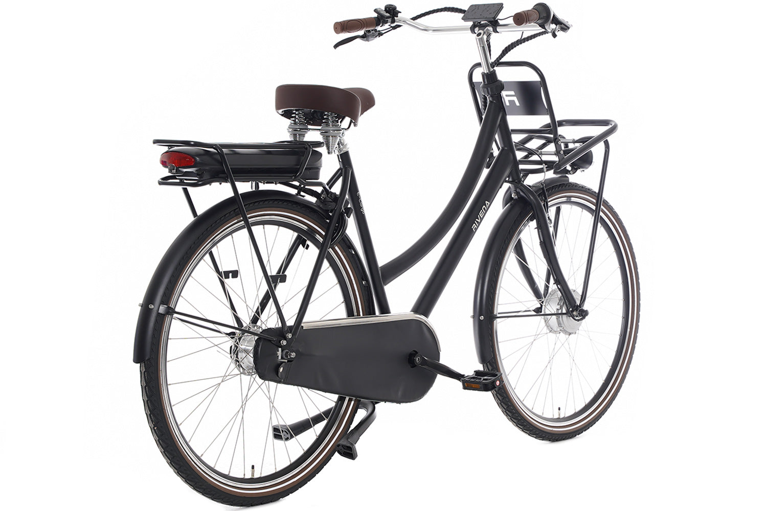 Rivena Cargo N7 Elektrische Transportfiets Mat-Zwart