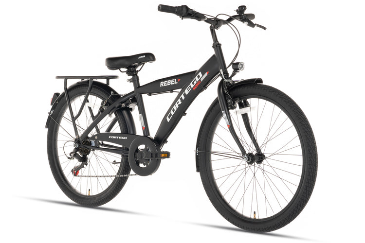 Cortego Rebel Jongensfiets 26 Inch Zwart - 6 Versnellingen