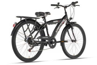 Cortego Rebel Jongensfiets 26 Inch Zwart - 6 Versnellingen