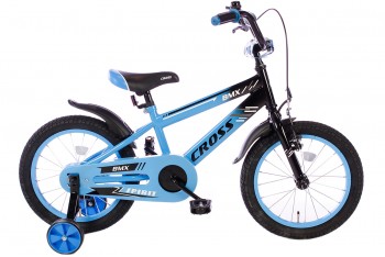 Spirit BMX Cross Jongensfiets blauw 16 Inch 