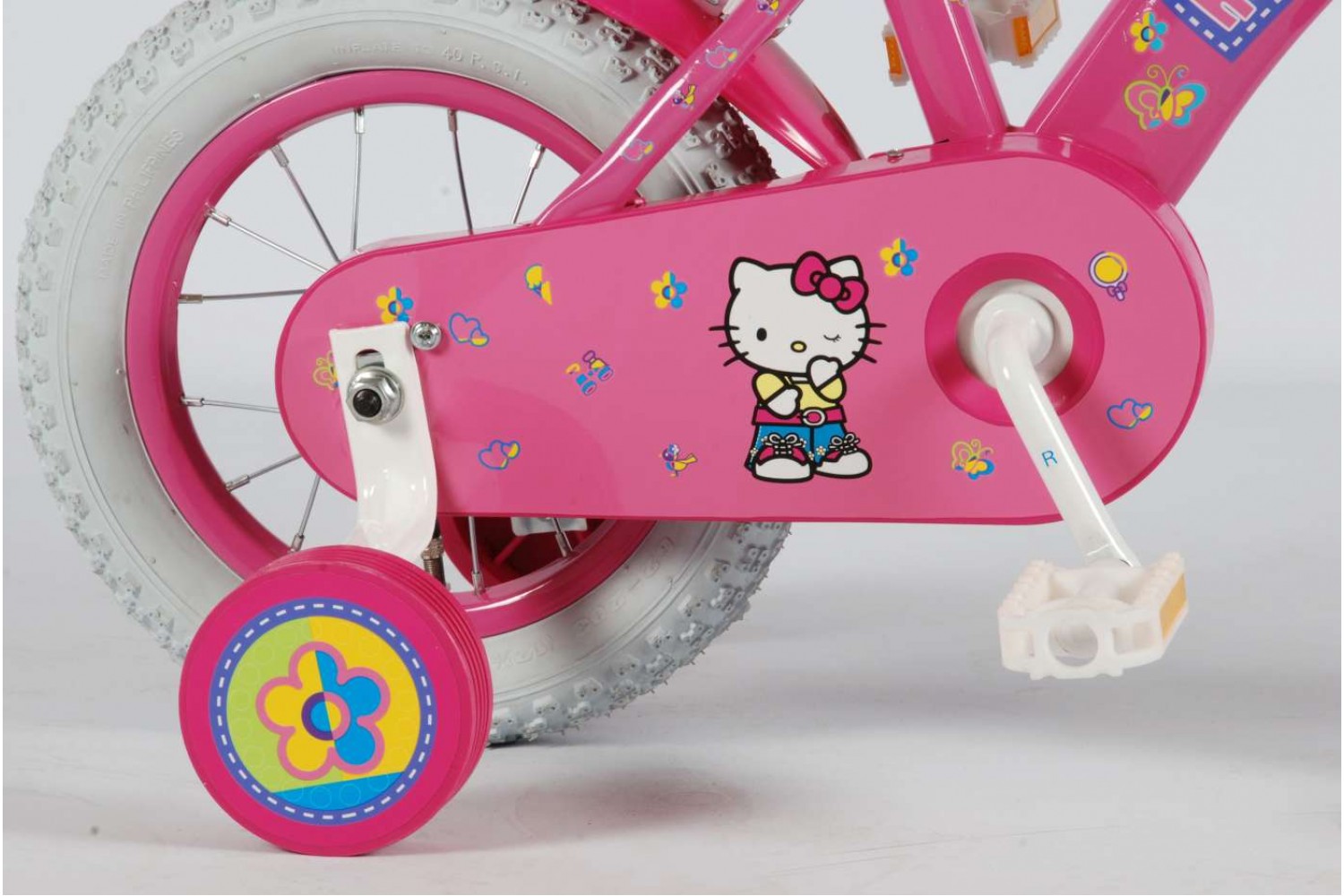 Bekritiseren Effectiviteit Banzai Hello Kitty Jeans Roze 12 inch | Meisjesfiets - City-Bikes.nl