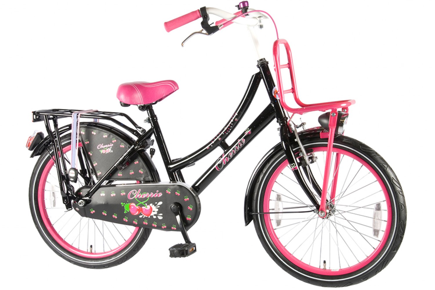 kristal Goed opgeleid Tirannie Volare Oma Cherry Zwart-Roze 20 inch - Meisjesfiets | City-Bikes.nl